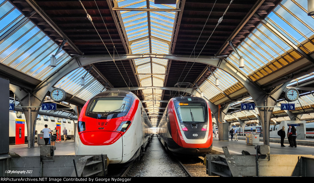 SBB 501 RABe "Giruno" and SBB RABe 502 built by Bombardier